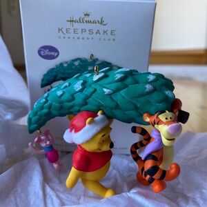 Winnie the Pooh "A Tree For Three" Hallmark Ornament